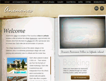 Tablet Screenshot of anemones-villas.gr